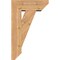 Ekena Millwork Traditional Slat Smooth Bracket w/ Offset Brace, Western Red Cedar, 7 1/2"W x 20"D x 32"H BKT0806X20X32TRA06SWR - alternate 3